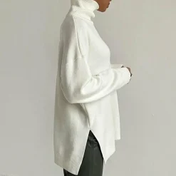 Truien & Vesten Dames*AALIYAH - Stijlvol zijsplit zomertrui