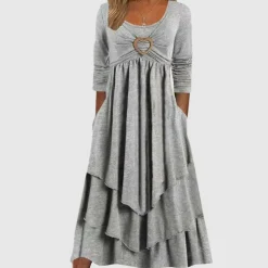 Jurken & Jumpsuits Dames*ABEBA - Casual lange zomerjurk