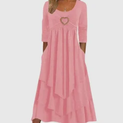 Jurken & Jumpsuits Dames*ABEBA - Casual lange zomerjurk