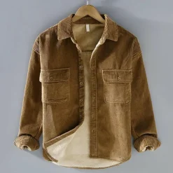 Shirts Heren*ABERNATHY - Luchtig corduroy zomershirt voor mannen