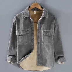 Shirts Heren*ABERNATHY - Luchtig corduroy zomershirt voor mannen