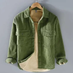 Shirts Heren*ABERNATHY - Luchtig corduroy zomershirt voor mannen