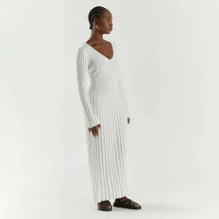 Jurken & Jumpsuits Dames*ABIGAIL - Luchtige gebreide maxi zomerjurk