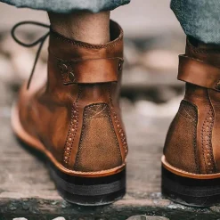 Schoenen Heren*Adalbert - Luxe Klassieke Herenlaarzen voor de Zomer
