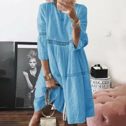 Jurken & Jumpsuits Dames*ADALINE - Comfortabele casual zomerjurk