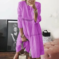 Jurken & Jumpsuits Dames*ADALINE - Comfortabele casual zomerjurk