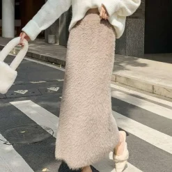 Broeken & Rokken Dames*ADELAIDE - Trendy Zomerrok voor Dames Khaki