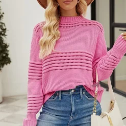 Truien & Vesten Dames*Adelina - Comfortabele gebreide zomerse trui voor dames