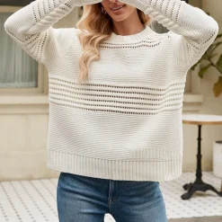 Truien & Vesten Dames*Adelina - Comfortabele gebreide zomerse trui voor dames