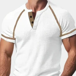 Shirts Heren*Ademend heren t-shirt met korte mouwen voor de zomer