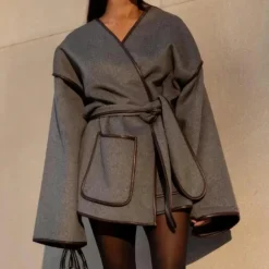 Jassen Dames*ADINA - Veelzijdige Zomerjas voor Dames Grijs