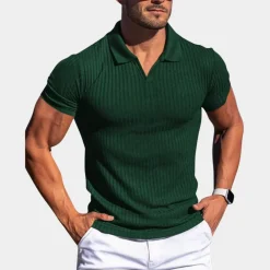 Shirts Heren*Adolf - Heren getailleerd poloshirt voor de zomer