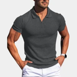 Shirts Heren*Adolf - Heren getailleerd poloshirt voor de zomer