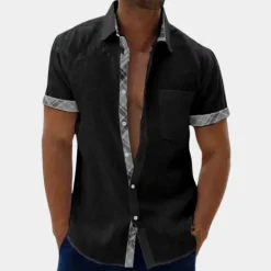 Shirts Heren*Adrean - Casual en lichtgewicht herenoverhemd voor de zomer