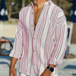 Shirts Heren*Adrian - Heren zomerse kustbries shirt