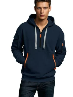 Truien & Vesten Heren*Adrianus - Herenhoodie met stijl en comfort voor de zomer