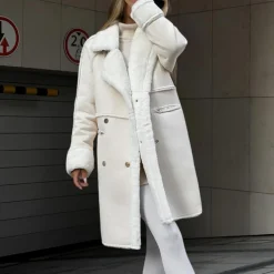 Jassen Dames*Aitana - Luxe Lang Dames pluche jas