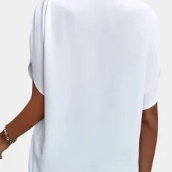 Blazers & Blouses Dames*Aiva - Dames zomerblouse met korte mouw