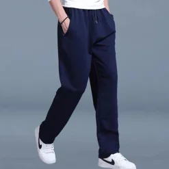 Broeken Heren*AKSELI - Lichte zomer joggingbroek voor heren