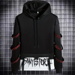 Jassen Heren*ALAN - Lichte Zomer Hoodie Jack voor Heren Zwart