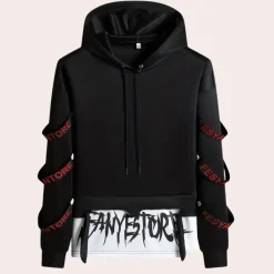 Jassen Heren*ALAN - Lichte Zomer Hoodie Jack voor Heren Zwart