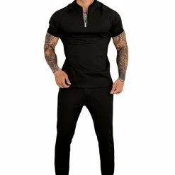 Sets Heren*ALEC - Slanke pasvorm casual set voor de zomer