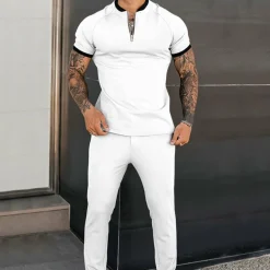 Sets Heren*ALEC - Slanke pasvorm casual set voor de zomer