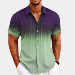 Shirts Heren*Alex - Stijlvol en ademend herenoverhemd voor de zomer