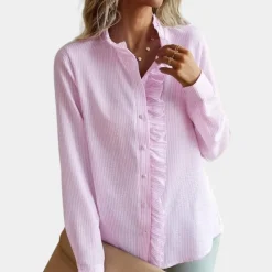 Blazers & Blouses Dames*Alicia - Stijlvolle en gestreepte lente- en zomerblouse