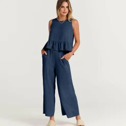 Sets Dames*ALINA - Tweedelige zomerjurk voor zonnige dagen