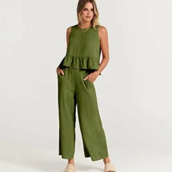 Sets Dames*ALINA - Tweedelige zomerjurk voor zonnige dagen