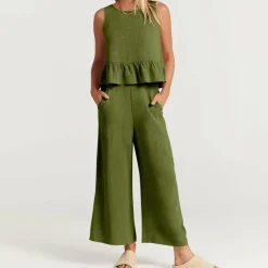 Sets Dames*ALINA - Tweedelige zomerjurk voor zonnige dagen