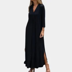 Jurken & Jumpsuits Dames*Aline - Stijlvolle lange damesjurk voor de zomer
