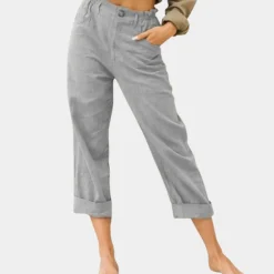 Broeken & Rokken Dames*Alisa - Luchtige zomerse casual damesbroek