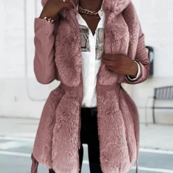 Jassen Dames*Alissa - Luxe Jas met Kap voor dames