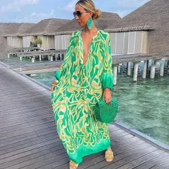 Jurken & Jumpsuits Dames*ALIYAH - Stijlvolle boho zomerjurk