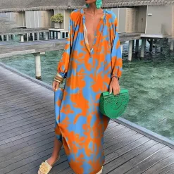 Jurken & Jumpsuits Dames*ALIYAH - Stijlvolle boho zomerjurk