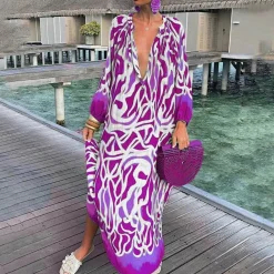 Jurken & Jumpsuits Dames*ALIYAH - Stijlvolle boho zomerjurk