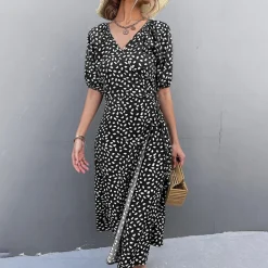 Jurken & Jumpsuits Dames*ALKMINI - Stijlvolle zomerse midi-jurk