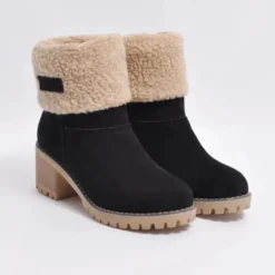 Damesschoenen*Allison - Trendy Korte Vrouwen Laarzen