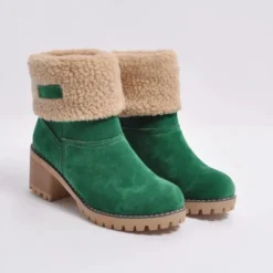 Damesschoenen*Allison - Trendy Korte Vrouwen Laarzen