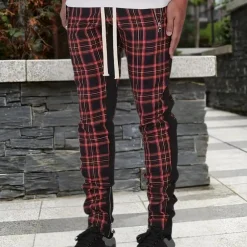 Broeken Heren*ALOIS - Klassieke Geruite Zomerbroek voor Heren