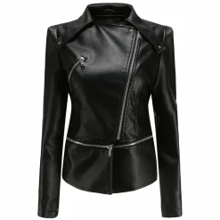Leren Jassen Dames*ALOJZIJA - Stijlvolle leren zomerjas