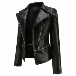 Leren Jassen Dames*ALOJZIJA - Stijlvolle leren zomerjas