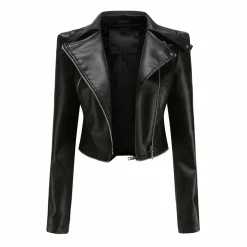 Leren Jassen Dames*ALOJZIJA - Stijlvolle leren zomerjas