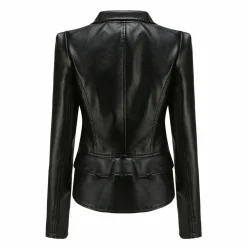 Leren Jassen Dames*ALOJZIJA - Stijlvolle leren zomerjas