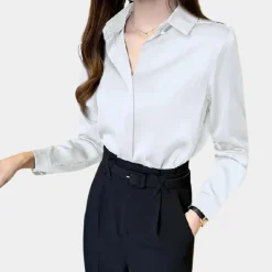 Blazers & Blouses Dames*Amanda - Elegante damesblouse voor de zomer
