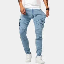 Broeken Heren*Amara - Stretch cargo herenbroek voor de zomer