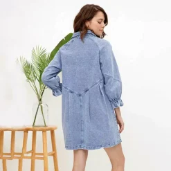 Jurken & Jumpsuits Dames*AMAYAH - Comfortabele zomer overhemdjurk