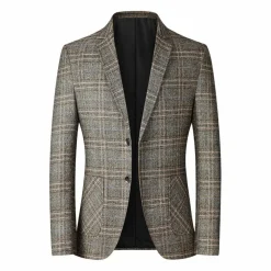 Jassen Heren*AMBROS - Luchtige zomerblazer voor mannen